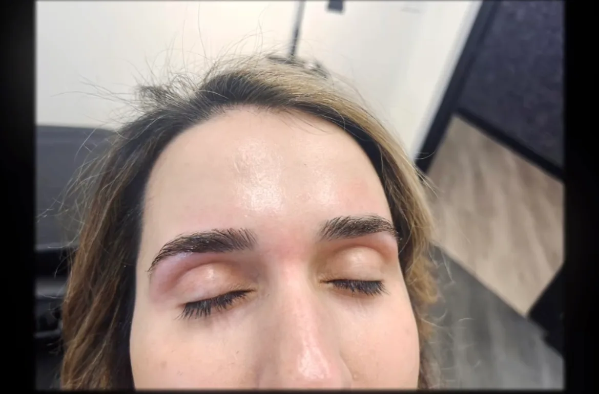 Clean, defined brow result after eyebrow threading — Arch & Glow, Reston VA